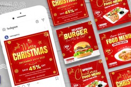 Merry Christmas Sale Food For Premiere Pro 41971856