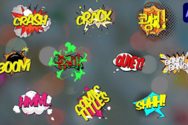 Comic Titles for After Effects 51756434