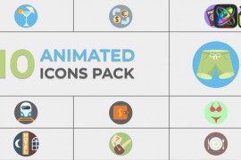 Vacation & Traveler Animated Icons for FCPX 47438982