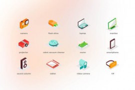 Electronics - Isometric Icons 43384938