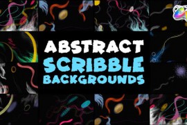 Abstract Scribble Backgrounds | FCPX 45801334