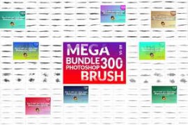 CreativeMarket – Watercolor Brush Bundle 5754878