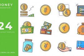 Money Animated Icons | After Effects 52609876