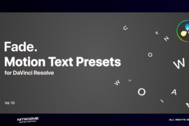 Fade Motion Text Presets Vol. 10 for DaVinci Resolve 47355585