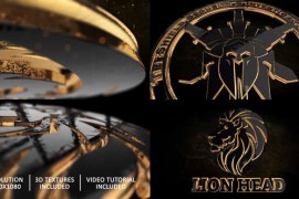 Gold Black And Shine Logo Reveal 28498726