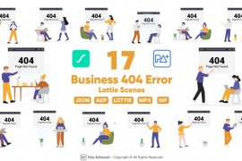 Business 404 Error Lottie Scenes 52314721