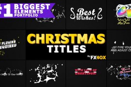 Christmas Titles And Transitions | FCPX 25296025