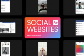 Social Media Website for After Effects 50327781