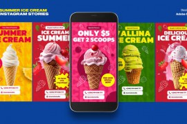Summer Ice Cream Instagram Stories MOGRT 46120288
