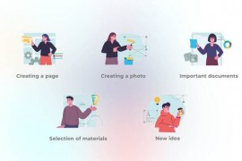 Creative agency - Flat concept 43436666
