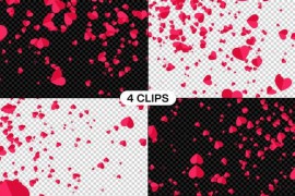 Hearts Falling Loop V3 46643440