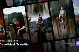 Free Download:Reels - Travel Mask Transition 62722910