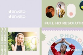 Simple Colorful Slideshow for DaVinci Resolve 43384198