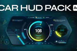 Free Download:Car HUD Cluster For After Effects 60899459