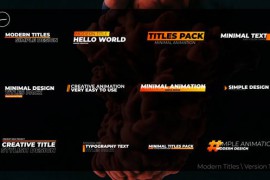 Modern Titles | After Effects 45613340