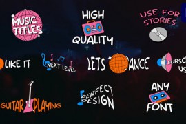 Music Titles | Premiere Pro MOGRT 51916683