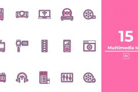 Multimedia Icon Premiere Pro 50334017
