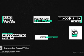 Autoresize Boxed Titles \ FCPX 50593119
