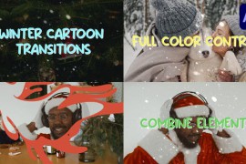 Winter Cartoon Transitions | After Effects 42061089