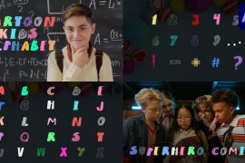 Colorful Cartoon Kids Alphabet | After Effects 46175539
