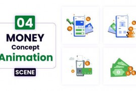 Money Concept Illustration Animation 52648317