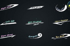 Brush Scribble titles [Davinci Resolve] 47471849