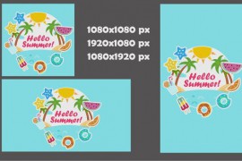 Hello Summer Intro | MOGRT 45825405