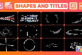 Shapes And Titles | FCPX 26080944