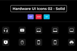Hardware UI Icons 02 - Solid 44837043