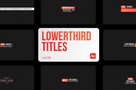 Lowerthird Titles 08 for After Effects 44557777