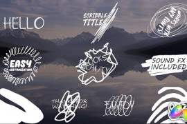 Cartoon Scribble Titles | FCPX 24415304