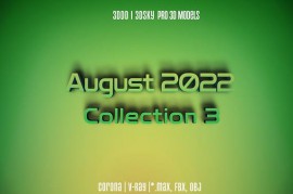3DSky Pro 3D-Models Collection 3 August 2022