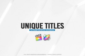 Unique Titles for FCPX 32039501