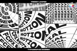 Loop Typography Scenes Pack 51081334
