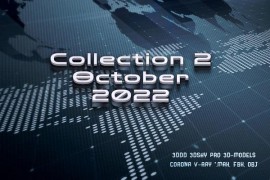 3DDD - 3DSky Pro 3D-Models Collection 2 October 2022 [CoronaV-Ray.max, FBX, OBJ]