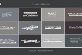 Typography Modern Pack | After Effects 45359251