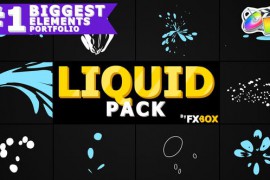 Abstract Liquid Elements | FCPX 28405483