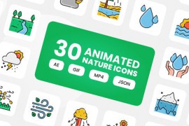 Animated Nature Icons 44025126
