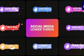 Social Media Lower Thirds | After Effects 51372125