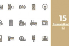 Presentation Icon Premiere Pro 50351694