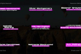 Simple Lower Thirds | MOGRT 47455548