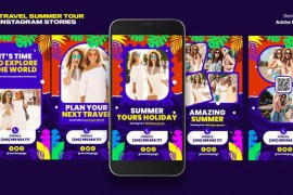 Travel Summer Tour Instagram Stories MOGRT 45972529