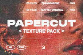 CreativeMarket – PAPERCUT [Texture Pack] – 7351791