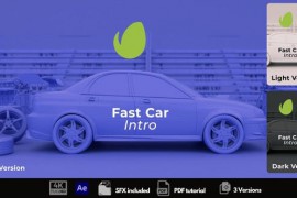 Fast Car Logo Reveal 49940719