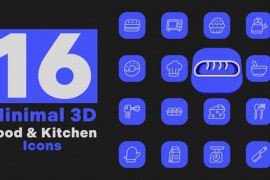Minimal 3D - Food & Kitchen Icons 52062528