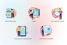 Сonnection Terminated - Flat Concept Colorful 47721498