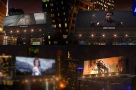 Billboard In Night City for After Effects 56323304