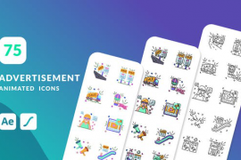Advertisement Animated Icons | After Effects 48658308