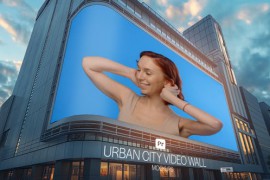 Urban City Video Wall Mockups for Premiere Pro 52356871