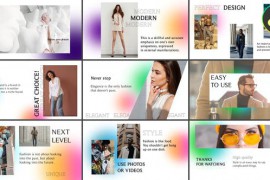 Gradient Fashion Slides for DaVinci Resolve 52322350